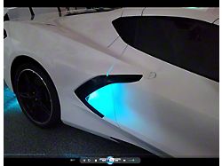 Level 1 Exterior RGB LED Lighting System; Bluetooth (20-23 Corvette C8 Convertible)