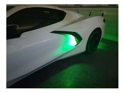 Level 2 Exterior RGB LED Lighting System; Key Fob (20-25 Corvette C8 Coupe)