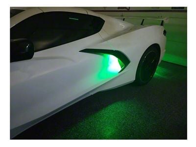 Level 2 Exterior RGB LED Lighting System; Key Fob (20-24 Corvette C8 Coupe)