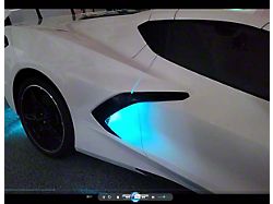 Level 3 Exterior RGB LED Lighting System; Bluetooth (20-26 Corvette C8 Coupe)