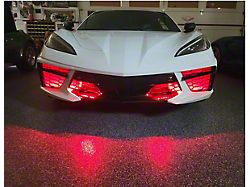 Level 4 Exterior RGB LED Lighting System; Bluetooth (20-24 Corvette C8 Coupe)