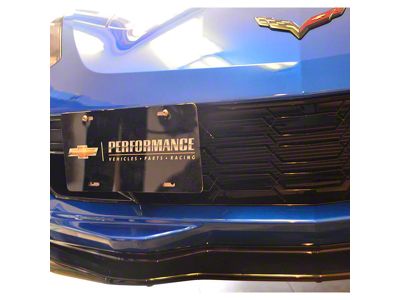 License Plate Holder with Camera Opening (14-19 Corvette C7)