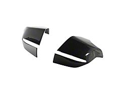 Lower Mirror Base Covers; Carbon Fiber (20-25 Corvette C8 Stingray)