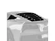 LV Style Rear and Quarter Window Louvers; Matte Black (14-19 Corvette C7 Coupe)