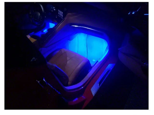 Map Light Tinting Kit; Aqua Blue Reflective (20-24 Corvette C8)