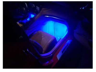 Map Light Tinting Kit; Aqua Blue Reflective (20-24 Corvette C8)