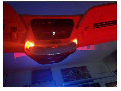 Map Light Tinting Kit; Orange (20-25 Corvette C8)