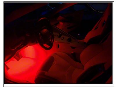 Map Light Tinting Kit; Red (20-24 Corvette C8)