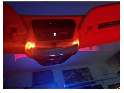 Map Light Tinting Kit; Yellow (20-25 Corvette C8)