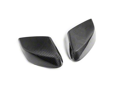 Mirror Covers; Carbon Fiber (20-25 Corvette C8, Excluding Z06)