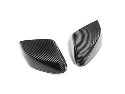 Mirror Covers; Carbon Fiber (20-24 Corvette C8, Excluding Z06)