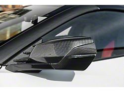 Mirror Covers; Carbon Fiber (20-26 Corvette C8)