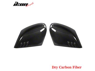 Mirror Covers; Dry Carbon Fiber (20-25 Corvette C8)