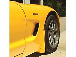 Molded Splash Guards; Front; Lemans Blue (97-04 Corvette C5 Base)