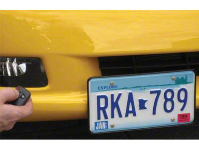 Mount Show and Go Front License Plate Frame (97-13 Corvette C5 & C6)