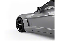 Mud Flaps; Front; Dry Carbon Fiber Vinyl (05-13 Corvette C6)
