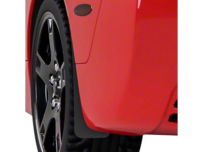 Mud Flaps; Front and Rear; Gloss Carbon Fiber Vinyl (97-04 Corvette C5)