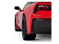 Mud Flaps; Front and Rear; Urban Camo Vinyl (14-19 Corvette C7)