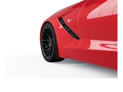 Mud Flaps; Front; Urban Camo Vinyl (14-19 Corvette C7)