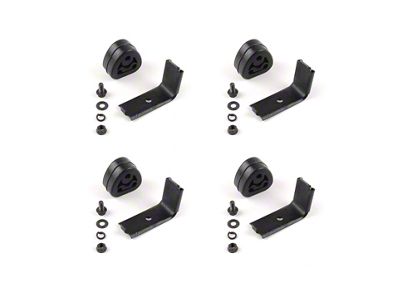 Muffler Exhaust Hangers; 4-Pieces (05-13 Corvette C6)