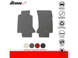 Nylon Carpet Floor Mats; Gray (97-04 Corvette C5)