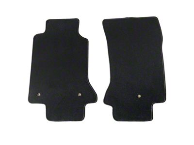 Nylon Floor Mats; Black (97-04 Corvette C5)