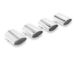 OPR Oval Exhaust Extensions; Stainless Steel (97-04 Corvette C5)