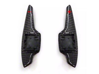 Paddle Shifters; Carbon Fiber (20-25 Corvette C8)