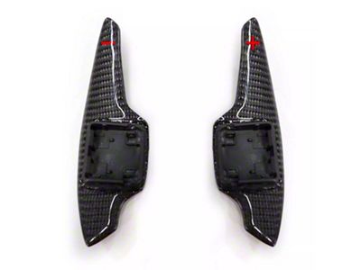 Paddle Shifters; Carbon Fiber (20-23 Corvette C8)