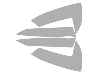 Paint Protection PPF Pre-Cut Kit; Door Handles; Gloss (20-25 Corvette C8 Stingray Convertible)