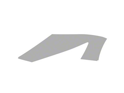 Paint Protection PPF Pre-Cut Kit; Driver Side Fender; Gloss (20-25 Corvette C8 Stingray Convertible)