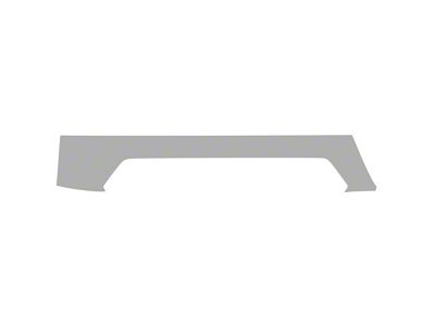 Paint Protection PPF Pre-Cut Kit; Front Driver Side Kick Plate; Gloss (20-25 Corvette C8 Stingray Coupe)