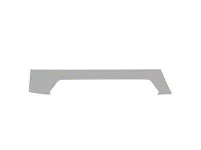 Paint Protection PPF Pre-Cut Kit; Front Driver Side Kick Plate; Gloss (20-25 Corvette C8 Stingray Convertible)