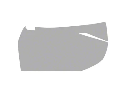 Paint Protection PPF Pre-Cut Kit; Full Driver Side Door; Gloss (20-25 Corvette C8 Coupe)