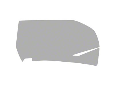 Paint Protection PPF Pre-Cut Kit; Full Passenger Side Door; Gloss (20-25 Corvette C8 Coupe)