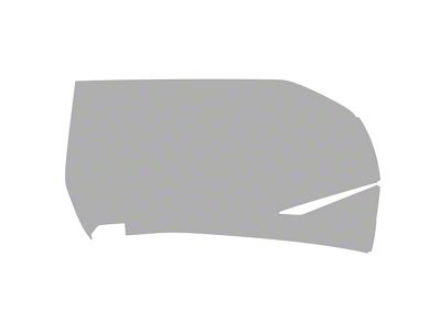 Paint Protection PPF Pre-Cut Kit; Full Passenger Side Door; Gloss (20-25 Corvette C8 Convertible)