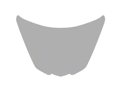 Paint Protection PPF Pre-Cut Kit; Hood; Gloss (20-25 Corvette C8 Stingray Convertible)