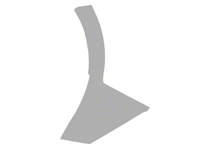 Paint Protection PPF Pre-Cut Kit; Rear Driver Side Splash Guard; Gloss (23-25 Corvette C8 Z06 Coupe)
