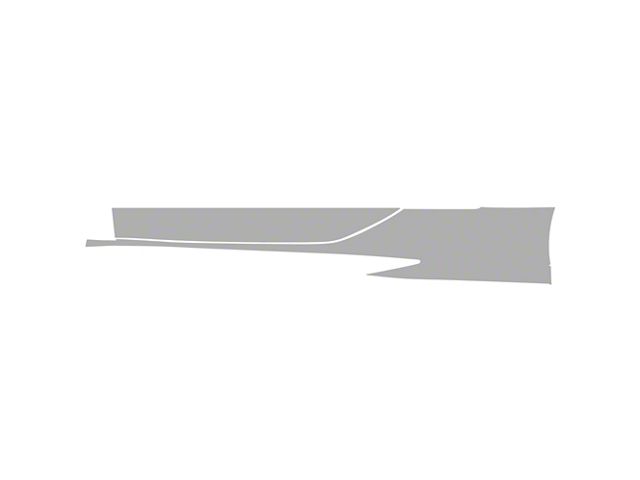 Corvette Paint Protection PPF Pre-Cut Kit; Driver Side Rocker Panel ...