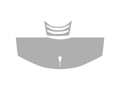 Paint Protection PPF Pre-Cut Kit; Trunk Lid; Gloss (20-25 Corvette C8 Stingray Convertible)