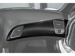 Passenger Side Dash Air Duct Vent Panel Cover; Carbon Fiber (14-19 Corvette C7)