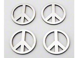 Peace Sign Emblems; Polished (Universal; Some Adaptation May Be Required)