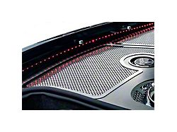 Perforated Fender Covers; Brushed with Polished Inserts (20-25 Corvette C8 Coupe)