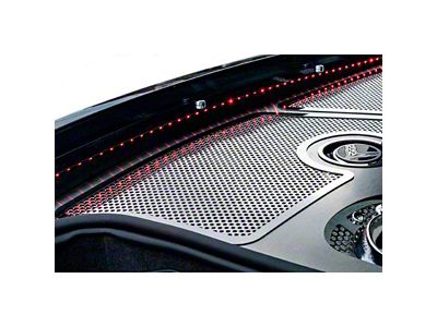 Perforated Fender Covers; Brushed with Polished Inserts (20-25 Corvette C8 Coupe)