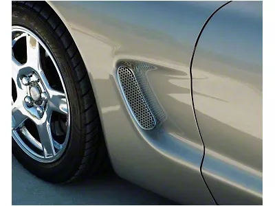 Genuine GM Front Left Driver Side Fender Grille Vent For Chevrolet Corvette 2006-2013 (15807845)