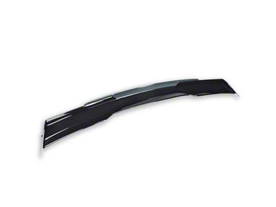 Performance Style Rear Spoiler with Dark Tinted Wickerbill; Gloss Black (05-13 Corvette C6)