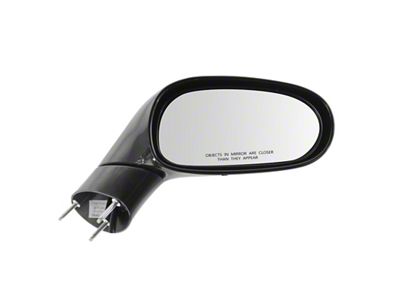 Powered Heated Mirror; Paint to Match Black; Passenger Side (05-09 Corvette C6)