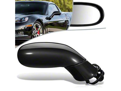 Powered Heated Mirror; Passenger Side (05-09 Corvette C6)