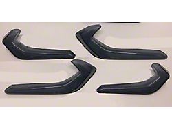 Premium Molded Partial Tail Light Covers; Smoked (20-25 Corvette C8)