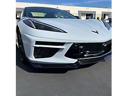 Premium Stealth Tow Hook with Black D-Ring; Front and Rear (14-26 Corvette C7 & C8)